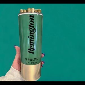 Remington 9mm hand made Tumbler with Bullet topper